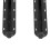 3Pcs Surfboard Fin Plug Base Set with Screws - Black Durable Design 8