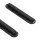 3Pcs Surfboard Fin Plug Base Set with Screws - Black Durable Design 12