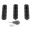 3Pcs Surfboard Fin Plug Base Set with Screws - Black Durable Design 2