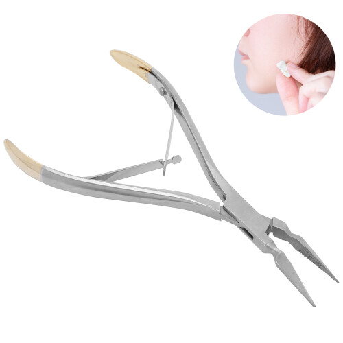 Stainless Steel Dental Extraction Forceps for Root Fragments, Thin Head 2