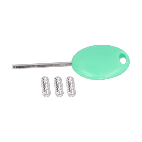 3Pcs Green Surfboard Fin Box Plug Set with Screws - Durable & Stable 2