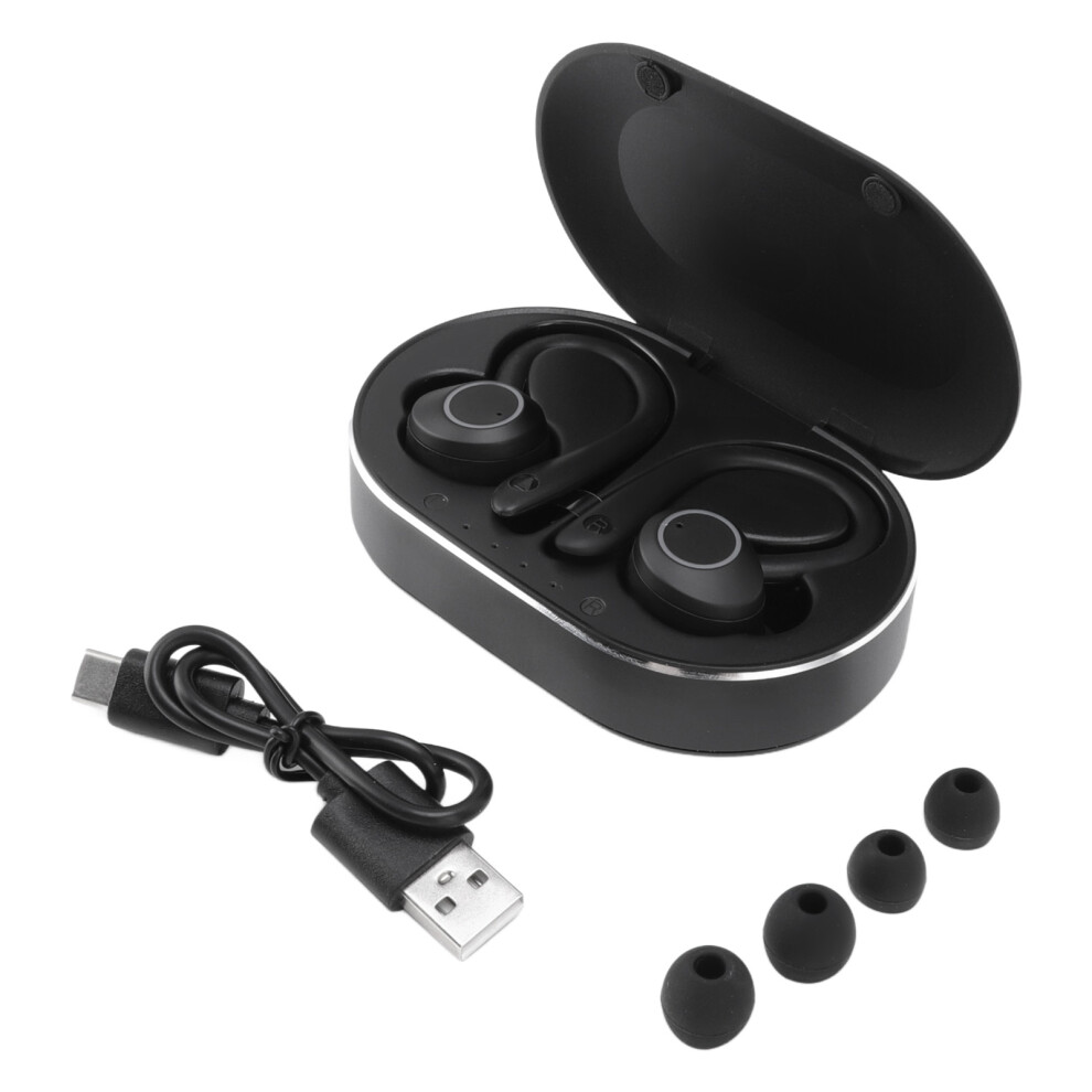 Bluetooth Earbuds Hi-Fi Stereo Sound Wireless Earbuds Waterproof Noise Cancelling Earhooks Design Comfortable Fit Fast Charge Long Battery Life 9773935258914