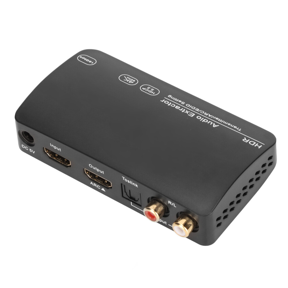 Hdr 4K60hz Hdmi Audio Extractor With Bluetooth, Optical & Rca Output 8771382144942