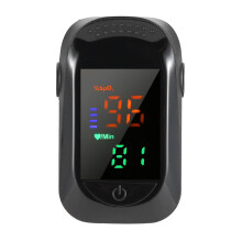 SpO2-hartslagmeter, vingertoppulsoximeter met 2-richtingsweergave, instelbare, nauwkeurige en snelle meting, gebruiksvriendelijk ontwerp voor