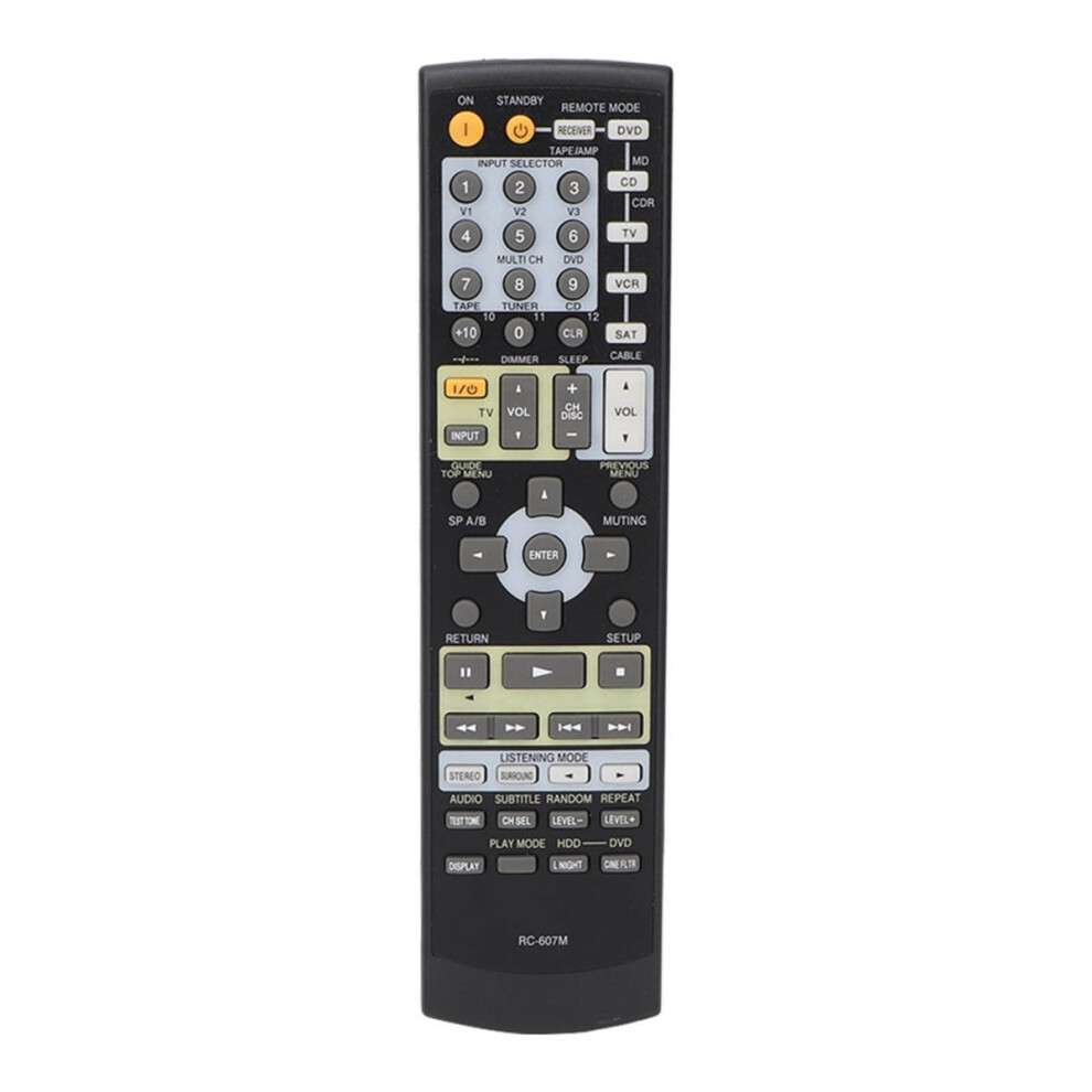Battery Powered Remote For Home Theater, Eco Friendly Abs Controller Works With Av Receiver Stereo No Programming Needed 9012494021592