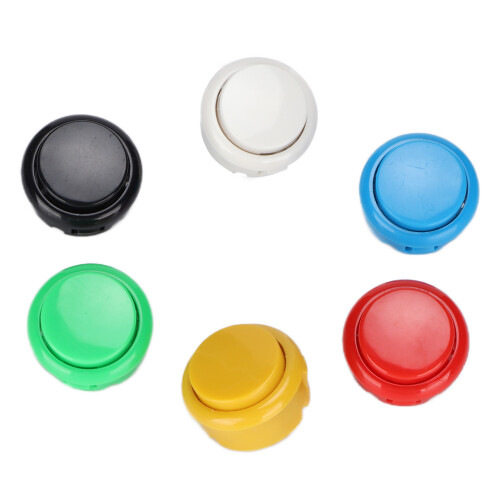 30MM Arcade Push Button Set Responsive Stable Quiet Non Clicking Micro Switch Easy To Install Durable Quick Reset Long Service Life Wide Applications 1