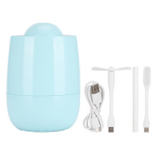 LED-nattlys, sklisikker base, eterisk oljediffuser, aromaterapidiffuser, bærbar diffuser, fin nano-tåke, kompakt design, vannløs, automatisk