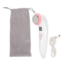 LED Photon Therapy Facial Massager Red Light Collagen Activity Skin Tightening Firming Electric Face Lifting Rechargeable For Anti Aging And