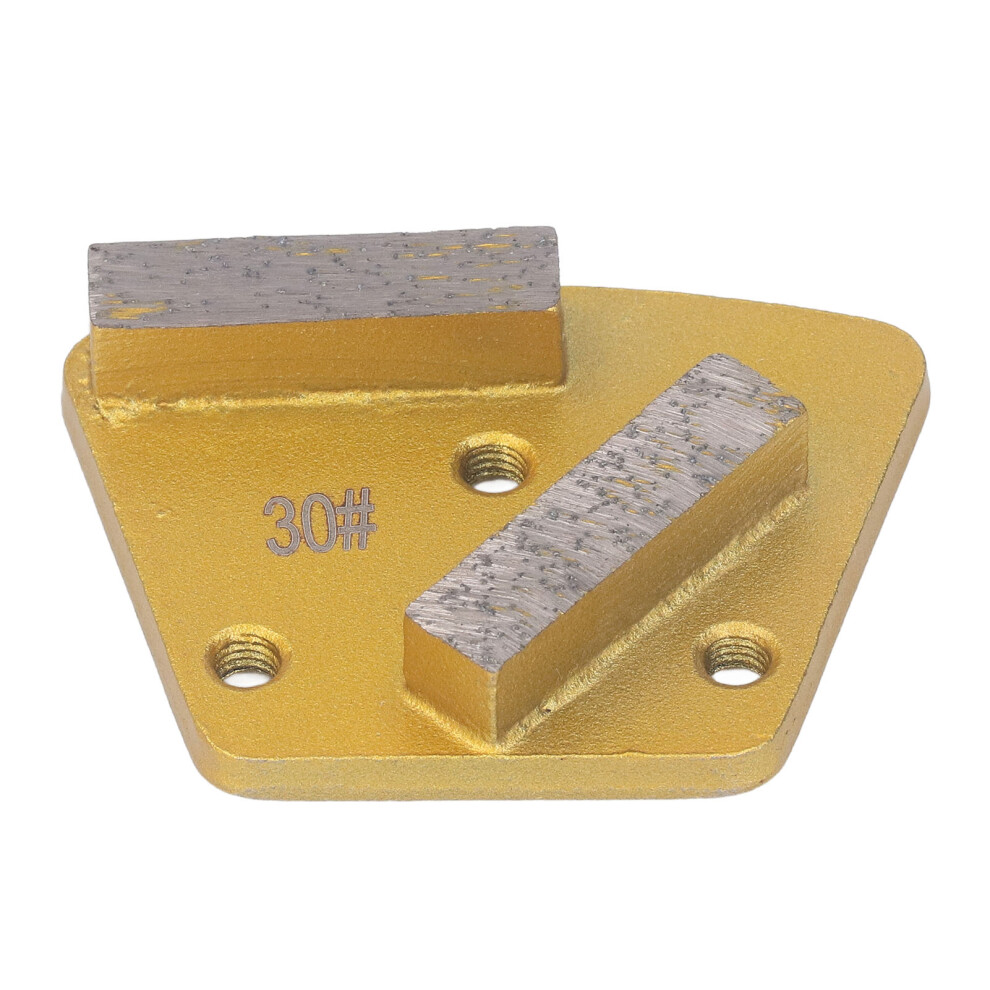 Trapezoid Diamond Grinding Shoes For Floor Concrete 3 Pack 30 Grit Long Teeth 8791378571934
