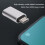 Type-C Adapter Converter Female to Micro Male USB Charging Data Line Silver 9