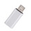 Type-C Adapter Converter Female to Micro Male USB Charging Data Line Silver 11