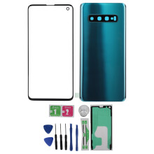 Remplacement de la vitre avant du Samsung S10G973 : une production automatisée garantit une vitre de haute qualité pour votre appareil.