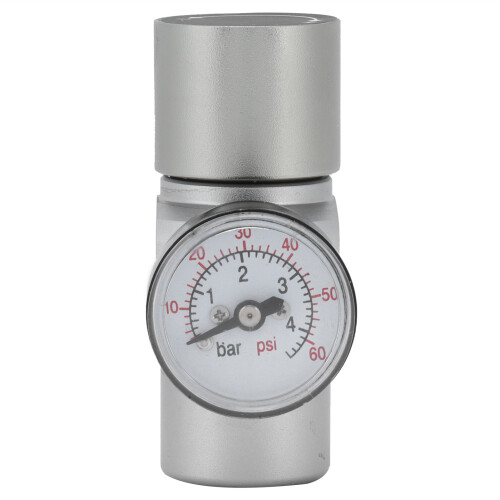 Mini-régulateur de CO2 MFL3/8in-TR21x4 0-60 psi métal