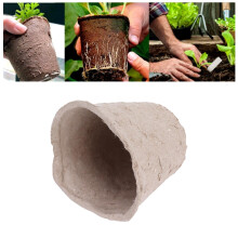 Degradable 100 Pack of 6cm Paper Peat Pots for Seedlings Garden Use