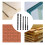5PCS Masonry Drill Bits Set 1/4 Inch Hex Carbide Cemented 5