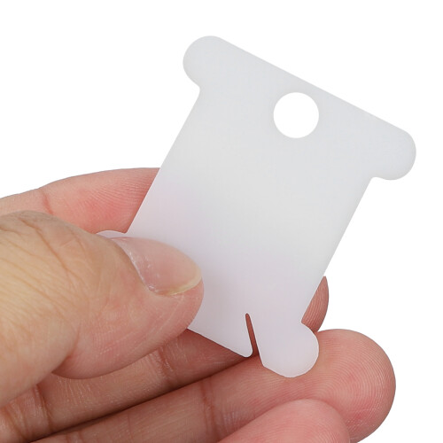 100Pcs Plastic Cross Stitch Bobbin Floss Thread Winding Boards 2