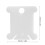 100Pcs Plastic Cross Stitch Bobbin Floss Thread Winding Boards 2