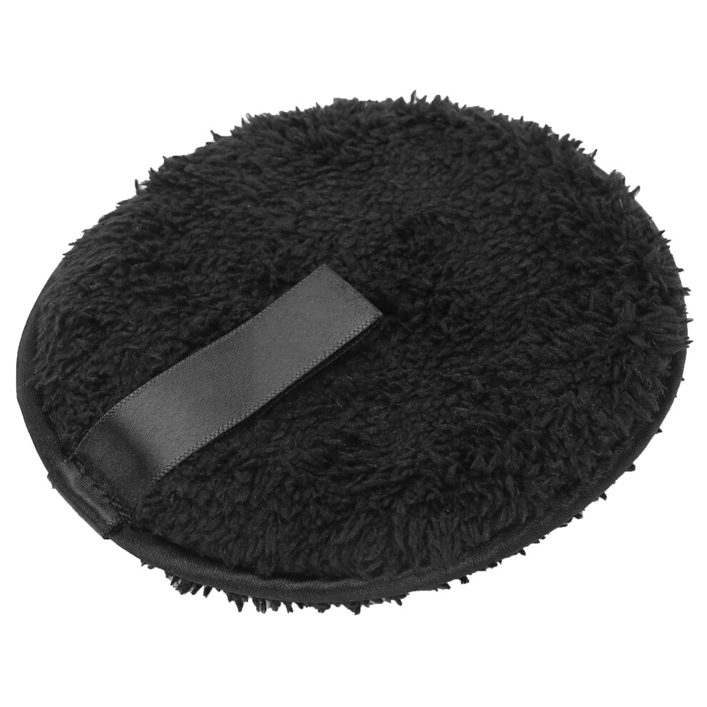 Black Doublesided Reusable Makeup Removing Pads, Soft Face Cleansers