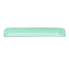 Tub Water Splash Guard Bath Toy Tray With Suction Cups, Tub Shelf For Bathtub Toilet Shower Sink Travel, Green