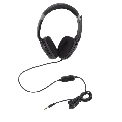 Ακουστικά USB HD Audio με μικρόφωνο ακύρωσης θορύβου, περιστρεφόμενο μικρόφωνο με 1