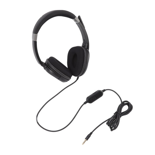 Ακουστικά USB HD Audio με μικρόφωνο ακύρωσης θορύβου, περιστρεφόμενο μικρόφωνο με 2