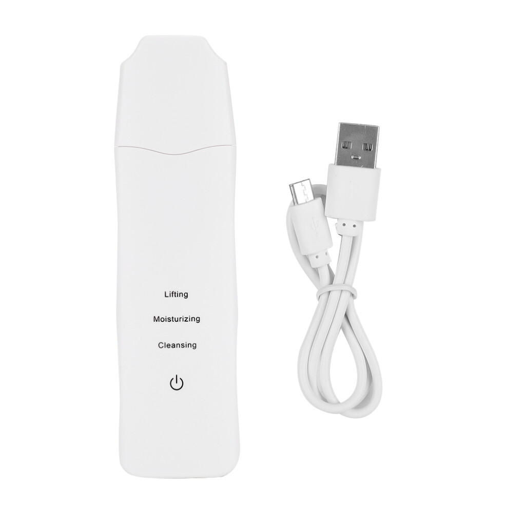 Deep Cleansing Skin Scrubber, Ultrasonic Facial Tool For Exfoliation And Blackhead Removal, Rechargeable & Waterproof, 3 Operational Modes