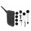 Bluetooth Motorcycle Communication System Bone Conduction Quick Charging Hands Free Features Full Duplex Wireless DSP Noise Reduction Clear Sound 2