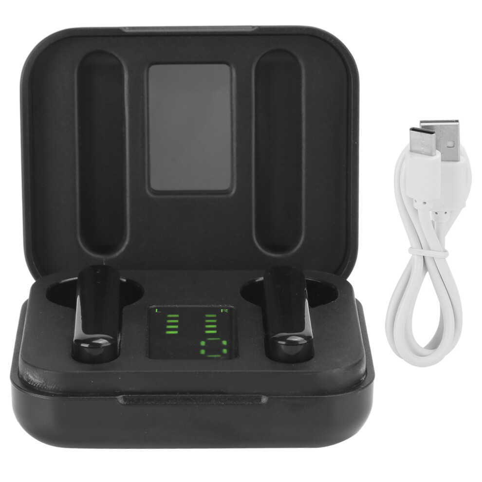 Bluetooth Earbuds Hi-Fi Stereo Waterproof Sweat Resistant Ergonomic Design Noise Cancelling Mic Touch Controls Led Battery Display Compact Charging Ca 9012494023510