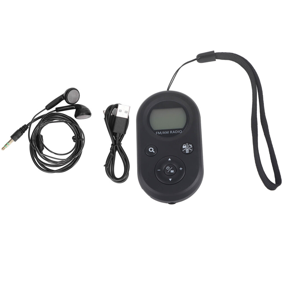 Mini Portable Radio With Digital Tuning, Backlight Display, And Rechargeable Battery, Your Go-To Companion For Outdoor Adventures 9012494028546