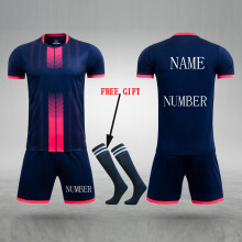 (8607-Free customized, S(145-155cm)) Kid Football Jerseys Customize Children Soccer Uniform Shirts Futsal Sportswear Adult Child Team Outfit
