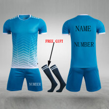 (8622-Free customized, L(165-170cm)) Kid Football Jerseys Customize Children Soccer Uniform Shirts Futsal Sportswear Adult Child Team Outfit