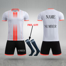 (8607-Free customized, XL(170-175cm)) Kid Football Jerseys Customize Children Soccer Uniform Shirts Futsal Sportswear Adult Child Team Outfit