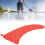 Environmental PVC Surfboard Fin for Longboard, Red, 230g 4