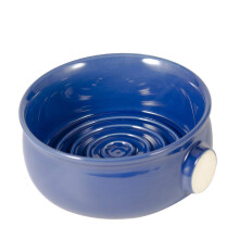 Ceramic Shaving Bowl for Men with Large Capacity, Easy Clean Surface and NonSlip Handle