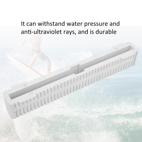 Durable 8 Inch White PVC Fin Box for Longboard & Paddleboard 2