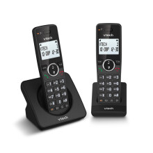 VTech ES2001 DECT Cordless Phone with Nuisance Call Blocker,Easy-to-Read Backlit Display,ECO Mode,Landline Phone with 18 Hours Talk-time,Volume Booste