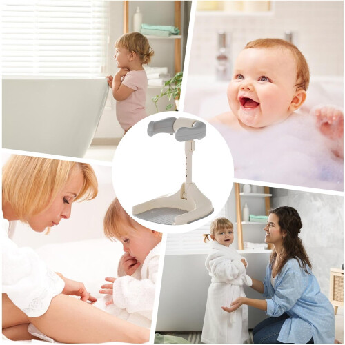 Adjustable Baby Bath Seat with Safe Infant Bath Support, Foldable Design and Comfortable Surface 2