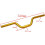 25.4X520mm Bicycle Handlebar Riser Bar Ultra Light Horizontal Bent Handlebar Black 4