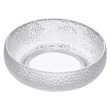 Clear Glass Salad Bowl MultiUse Glass Food Container For Fruits Desserts Snacks Smooth Surface