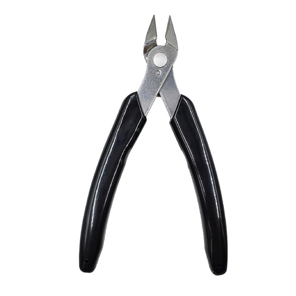 Diagonal Pliers Stainless Steel Wire Cutter Electrical Cable Cutter Side Snips Flush Nippers Home Tool Black 9382693074676