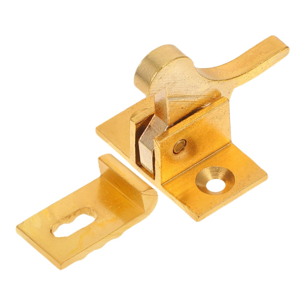 Brass Window Latch Retro Security Lock For Doors And Cabinets Vintage Finish Easy Install 9199774948333