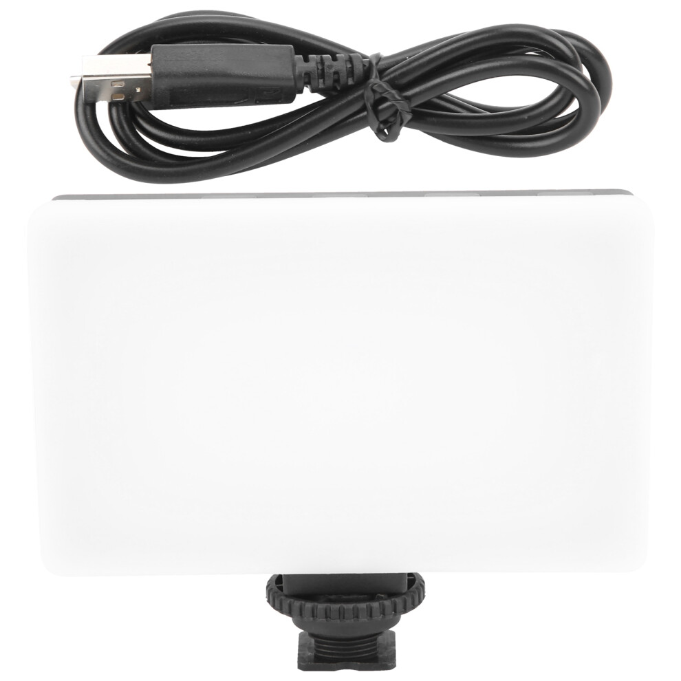 Mini Soft Led Adjustable Brightness Levels And Modes For On-Camera And Mobile Use, Built-In Battery Rechargeable Clip-On Light 9138057805208