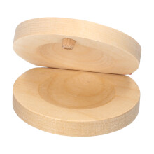 Pair of Wooden Castanets for Dance and Music Handcrafted Finger Clappers