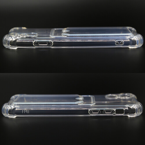 iPhone 11 Hülle mit Kartenhalter TPU transparent 1