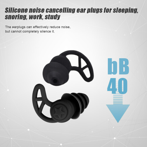 Ørepropper 40 dB støjreduktion 1 par Black 2