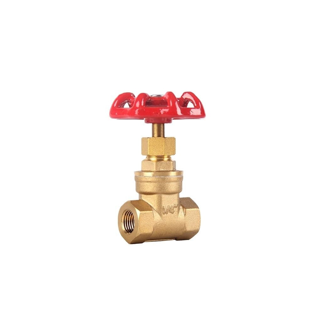 1/4 Inch Brass Gate Valve For Steam And Water, Leakproof Brass Construction With Internal Thread 9199774507264