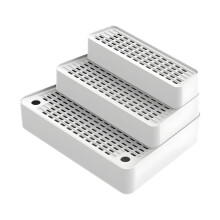 Modern Puss Waste Box Step Trilaminar Plan Against Slip-White