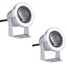 Aprimorador de iluminação aquática, material de injeção avançado, 20 modos de mudança de cor RGB, holofotes externos, conexão Bluetooth e