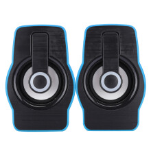 Haut-parleur externe pour ordinateur avec contrôle du volume intégré, son stéréo alimenté par USB pour ordinateurs de bureau et portables