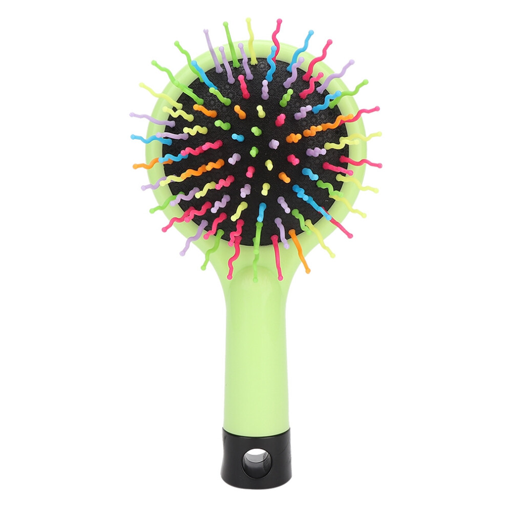 Cute Horse Hair Brush Anti Static Air Cushion Detangler Foldable Scalp Massager Lightweight Promotes Circulation For All Hair Types Portable Mini Hai